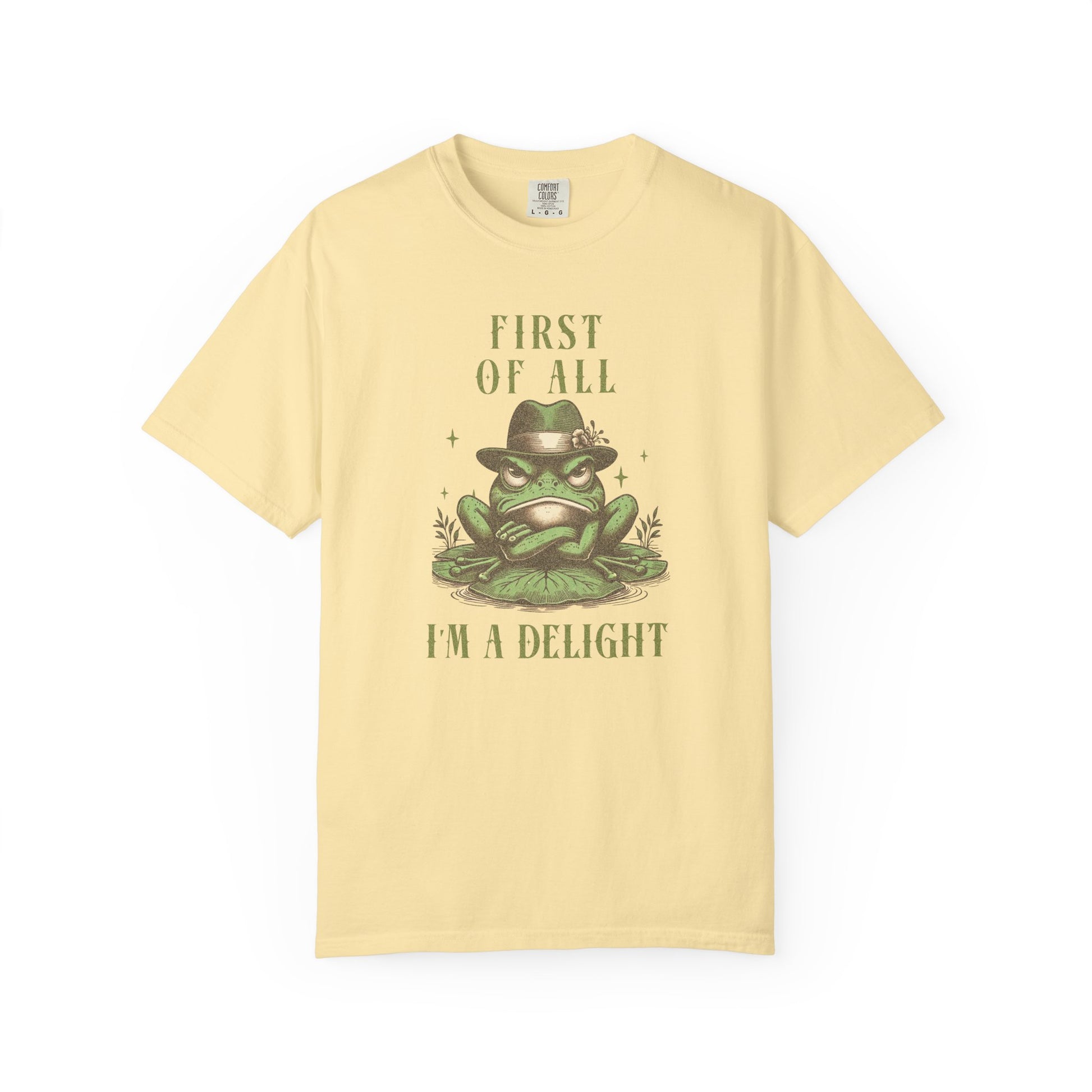 Funny Grumpy Frog T-Shirt Retro Froggy Meme Shirt Vintage Frog And Toad Aesthetic Frog Lover Gift For Her Vibes Birthday Viral Trendy Shirt T-Shirt Printify Banana S