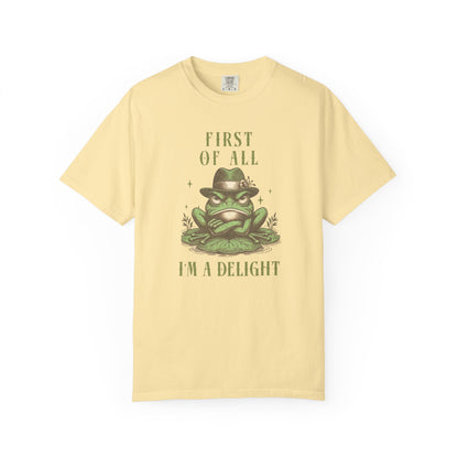Funny Grumpy Frog T-Shirt Retro Froggy Meme Shirt Vintage Frog And Toad Aesthetic Frog Lover Gift For Her Vibes Birthday Viral Trendy Shirt T-Shirt Printify Banana S