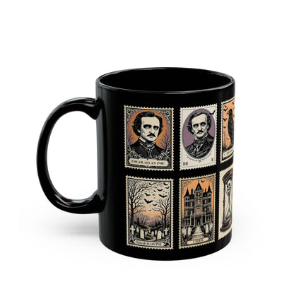 Edgar Allan Poe Mug Gothic Literary Gift For Book Lover Dark Academia Macabre Fall Coffee Cup Halloween Poetember Party Gift For Bookclub Mug Printify