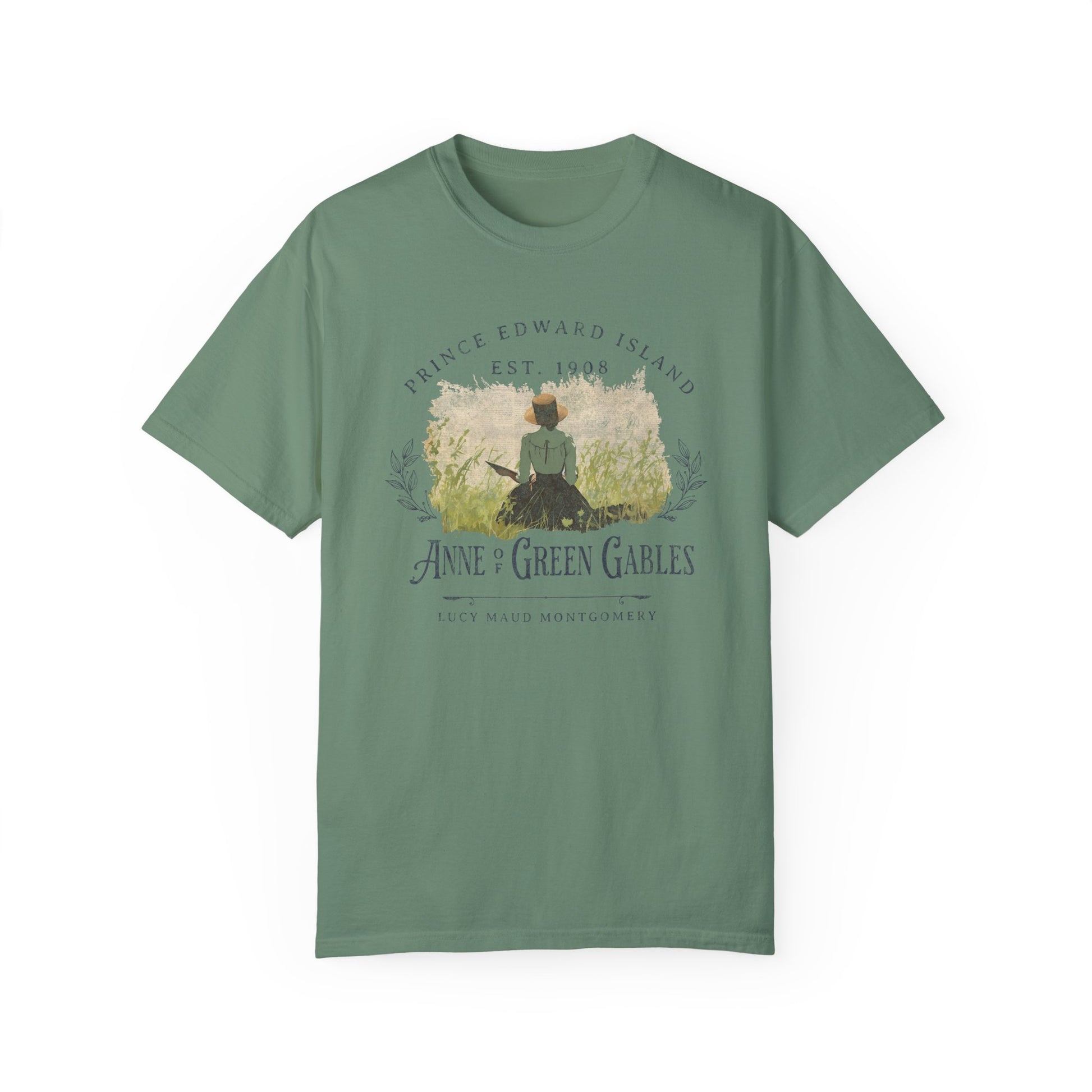 Charming Anne of Green Gables Unisex T-Shirt, Vintage Literary Tee, Gift for Book Lovers, Classic Literature Apparel, Summer Casual Wear T-Shirt Printify Light Green S 