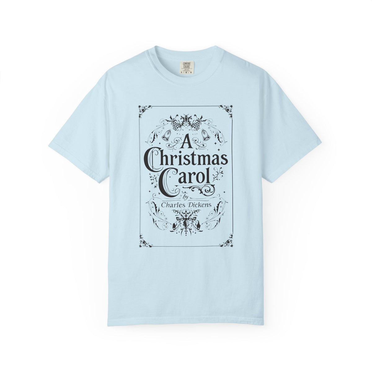 A Christmas Carol Shirt, Vintage Charles Dickens Victorian, Scrooge Fezziwig's Ball, Holiday Tradition X-Mas Movie Sweater Bookish Christmas T-Shirt Printify Chambray S