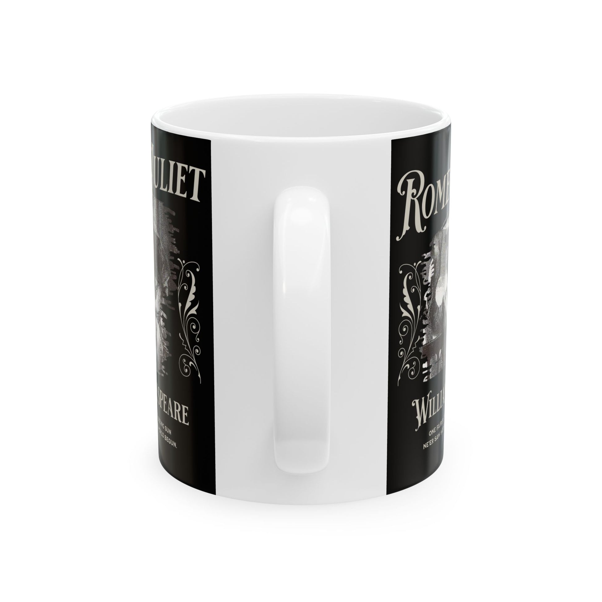 Romeo & Juliet Coffee Mug William Shakespeare Fan Gift For Theatre Lovers Dark Academia Gift Bookish Merch Playwrite Actor Gift For Birthday Mug Printify   