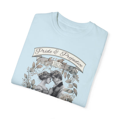 Jane Austen TShirt, Pride & Prejudice Historical Romance Comfort Colors, Bookish Literary Jane Austen Fan Art Gift, Oversized Bookclub Shirt T-Shirt Printify   