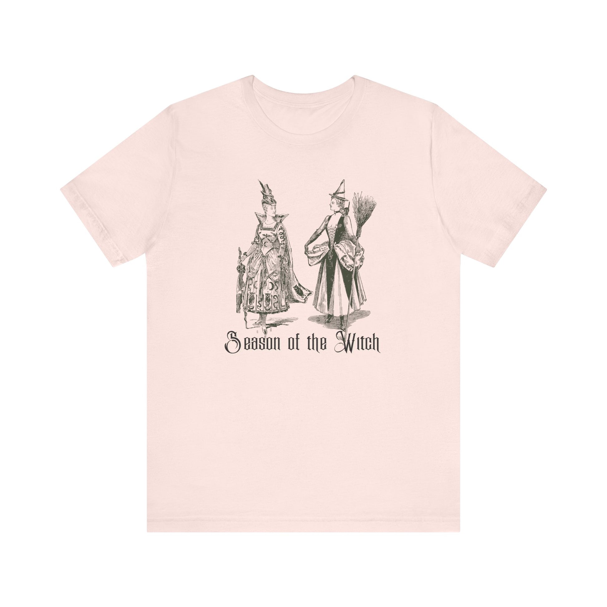 Halloween Vintage Witches TShirt, Spooky Witchy Season Tee, Trick or Treating Shirt, Halloween Party T-Shirt, Salem Witches T Shirt T-Shirt Printify Soft Pink XS 