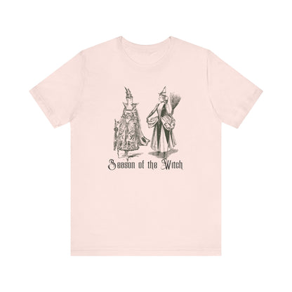 Halloween Vintage Witches TShirt, Spooky Witchy Season Tee, Trick or Treating Shirt, Halloween Party T-Shirt, Salem Witches T Shirt T-Shirt Printify Soft Pink XS 