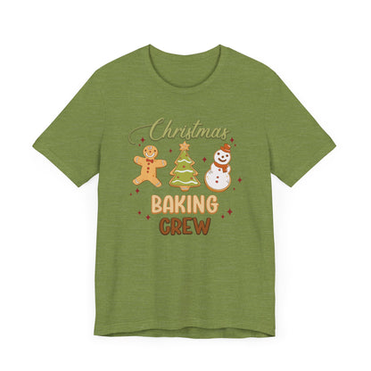 Christmas Baking Crew Shirt, Christmas Baking Team Matching TShirt, Christmas Baking Shirt, Women's Christmas Shirts, Christmas Cookie Crew T-Shirt Printify   