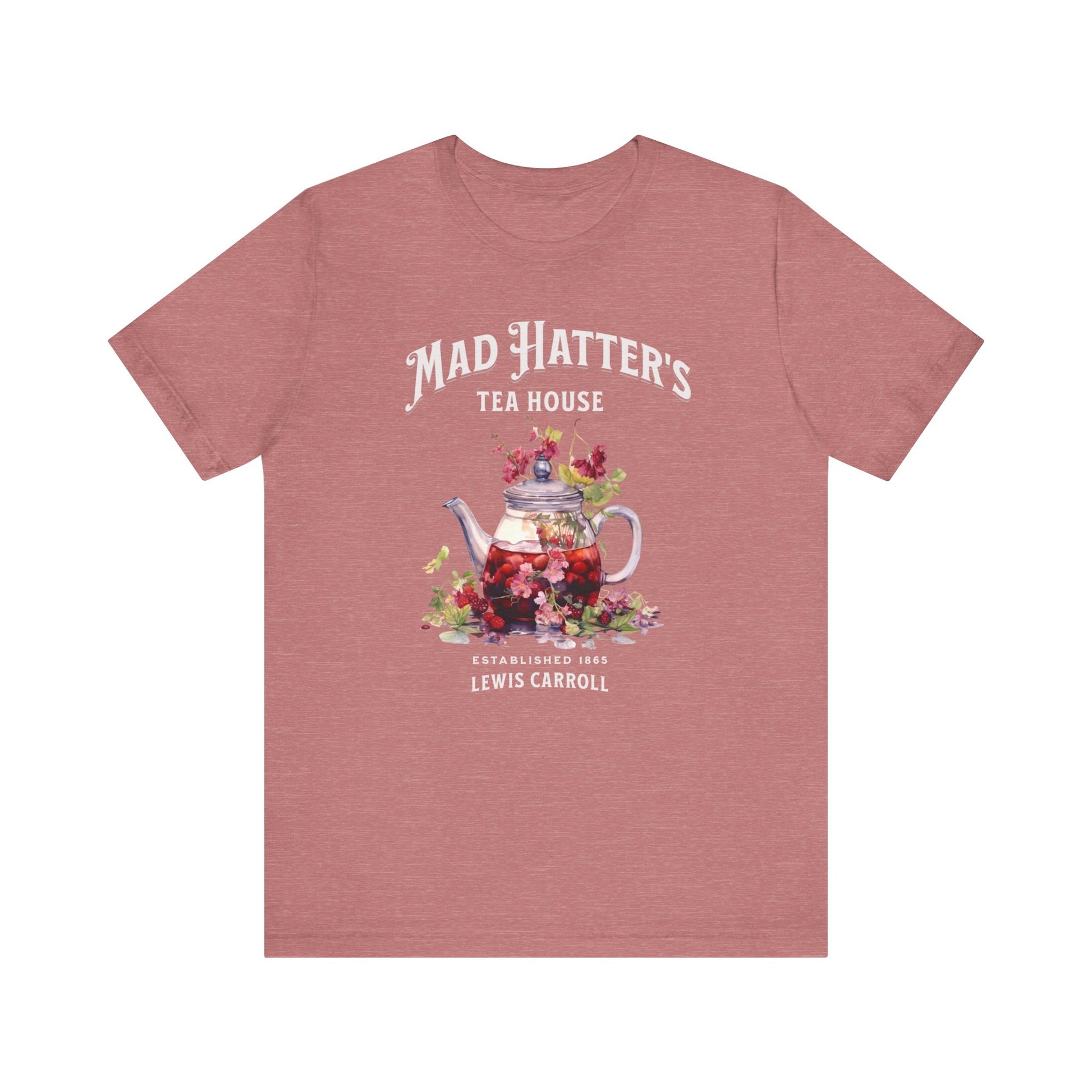 3001 Unisex Jersey Short Sleeve Tee Alice in Wonderland T-Shirt Printify Heather Mauve S 