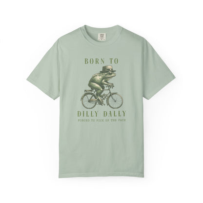 Dilly Dally Funny Frog T-Shirt Retro Froggy Meme Shirt Vintage Frog And Toad Aesthetic Frog Lover Gift For Her Birthday Viral Trendy Shirt T-Shirt Printify Bay S