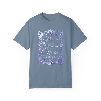 Dearest Gentle Reader Shirt Regency England Ton Society Papers Gift For Bridgeton Fan Historical Drama Romance Reader Gift Bookclub Gift T-Shirt Printify   