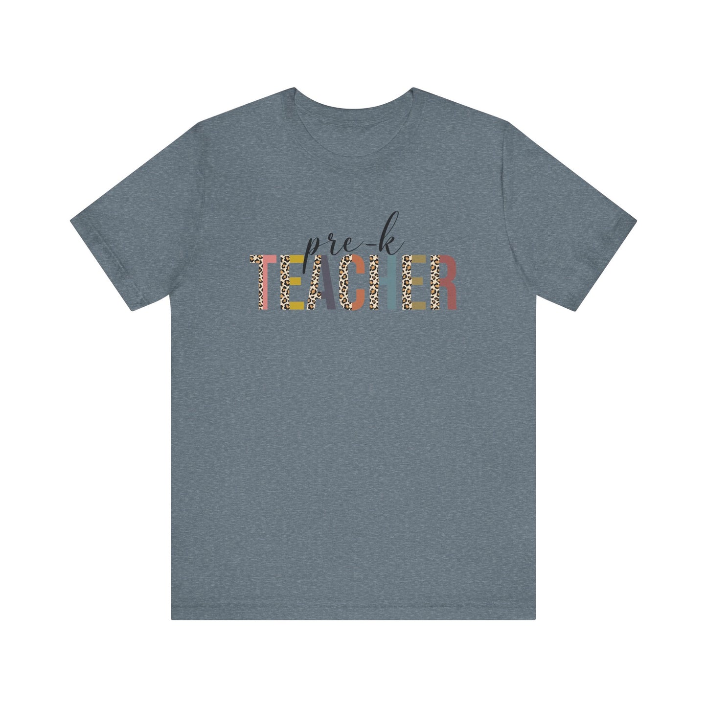 Cute Teacher TShirt Gift, Education Tee, Elementary School Teacher Appreciation, Funny Back To School Shirt, Teacher T-Shirt, Teacher Tee T-Shirt Printify Heather Slate XS 