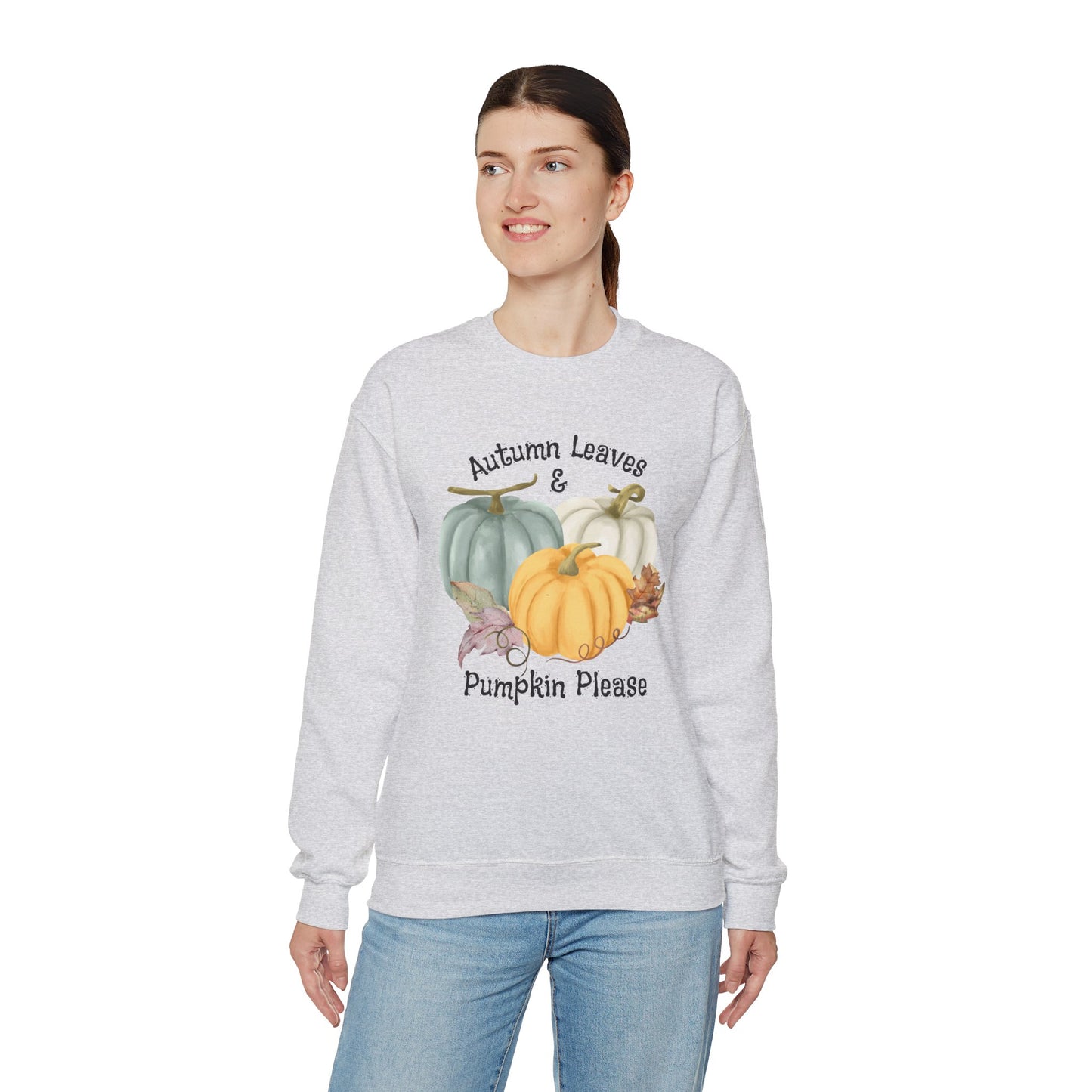 Halloween Pumpkin Sweatshirt, Vintage Autumn Pumpkins Shirt, Spooky Season Sweater, Fall Squash, Autumn Style Sweatshirt Sweatshirt Printify   