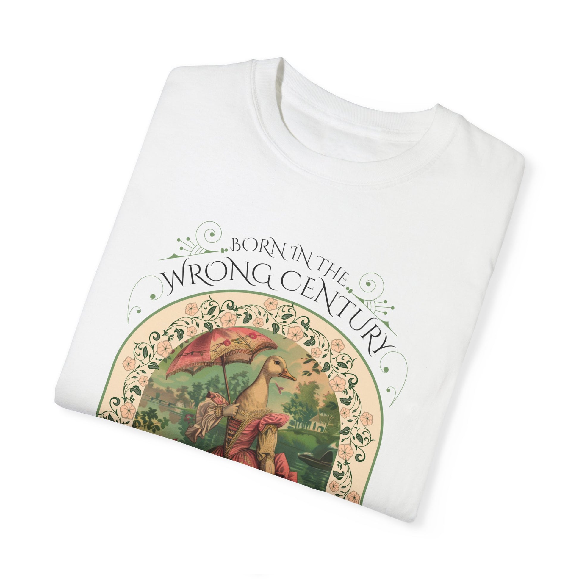 Historical Romance Reader TShirt Gift For Regency Victorian Period Goose Lover Shirt Regency Romance Book Gift For Her Vintage Goose Design T-Shirt Printify   