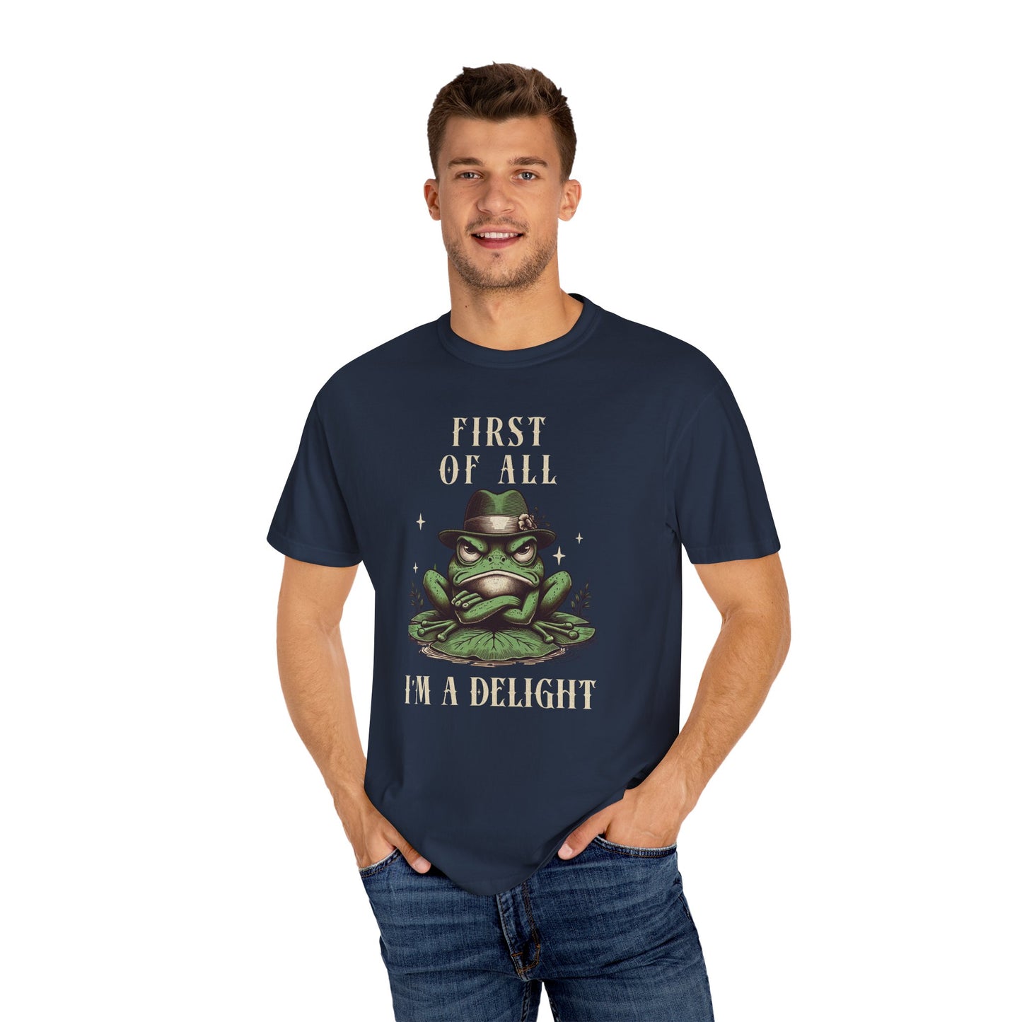 Funny Frog T-Shirt Retro Vibes Froggy Meme Shirt Vintage Frog And Toad Aesthetic Frog Lover Gift For Her Birthday Viral Trendy Shirt T-Shirt Printify