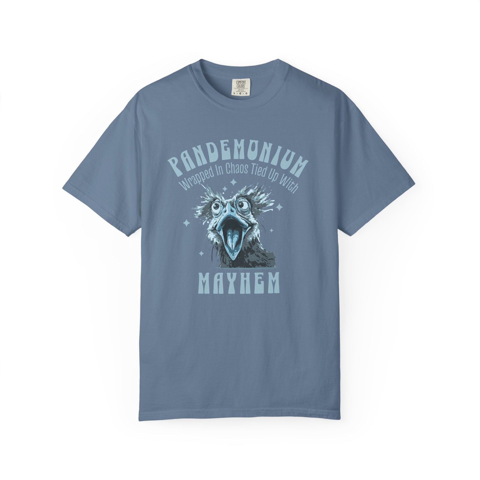 Retro Funny Crazy Chicken T-Shirt Farmer Shirt Animal Lover Shirt Unique Gift for Farm Animal Lovers Viral Trendy Gift For Birthday T-Shirt Printify Blue Jean S