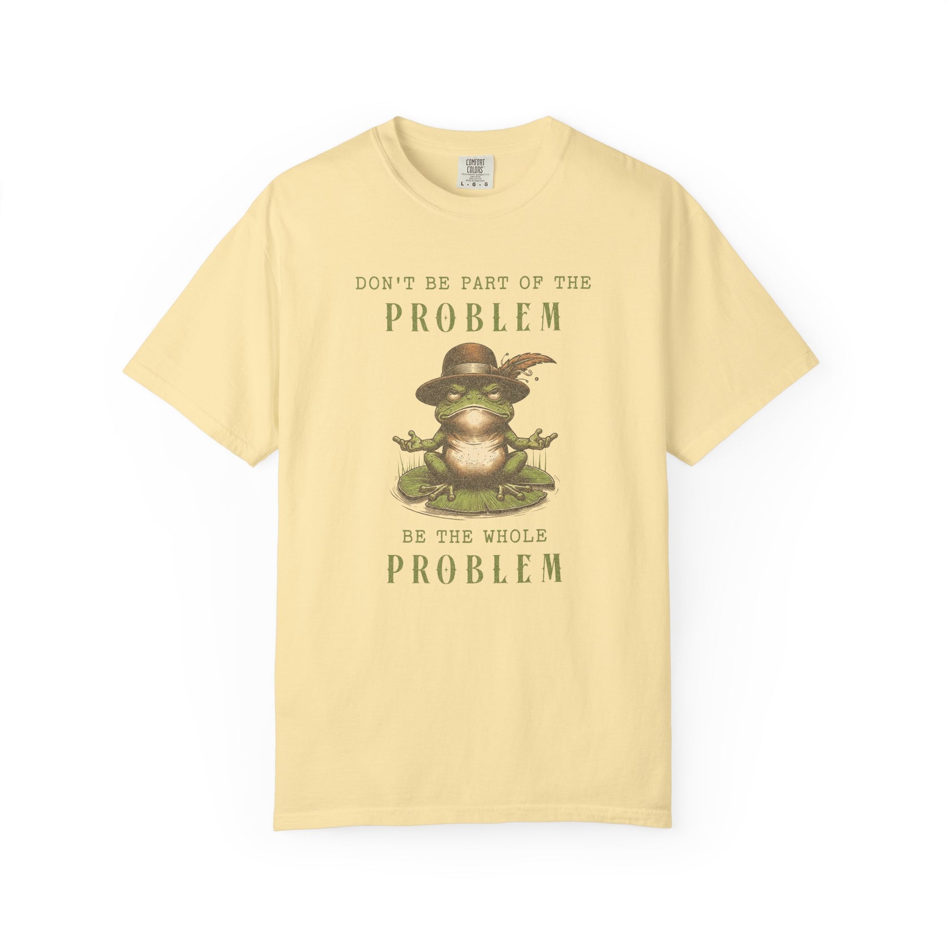 Funny Frog T-Shirt Retro Froggy Meme Shirt Vintage Frog And Toad Aesthetic Frog Lover Gift For Her Calm Vibes Birthday Viral Trendy Shirt T-Shirt Printify Banana S