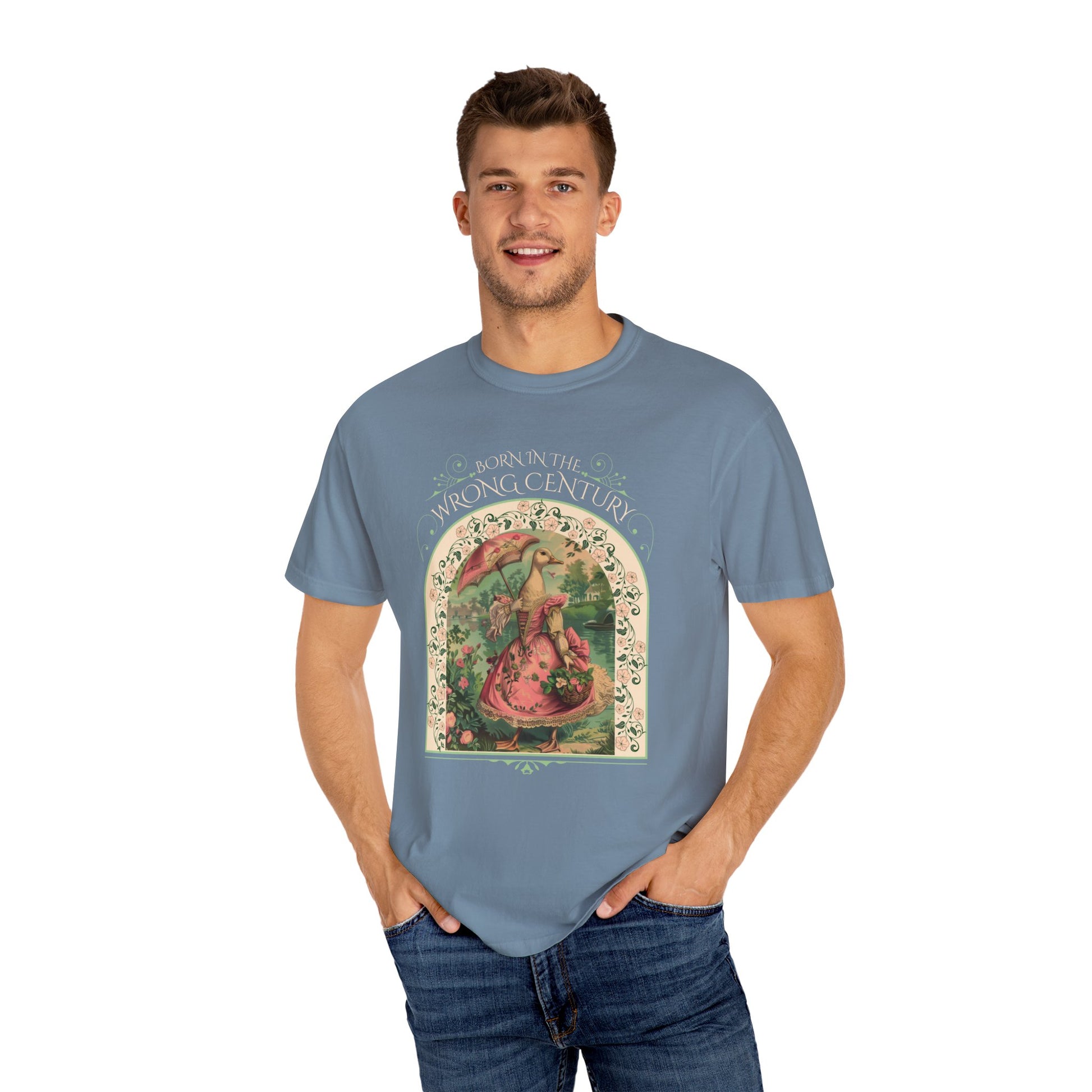 Historical Romance Reader TShirt Gift For Regency Victorian Period Goose Lover Shirt Regency Romance Book Gift For Her Vintage Goose Design T-Shirt Printify   