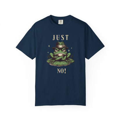 Funny Frog T-Shirt Retro Vibes Froggy Meme Shirt Vintage Frog And Toad Aesthetic Frog Lover Gift For Her Birthday Viral Trendy Shirt T-Shirt Printify True Navy S