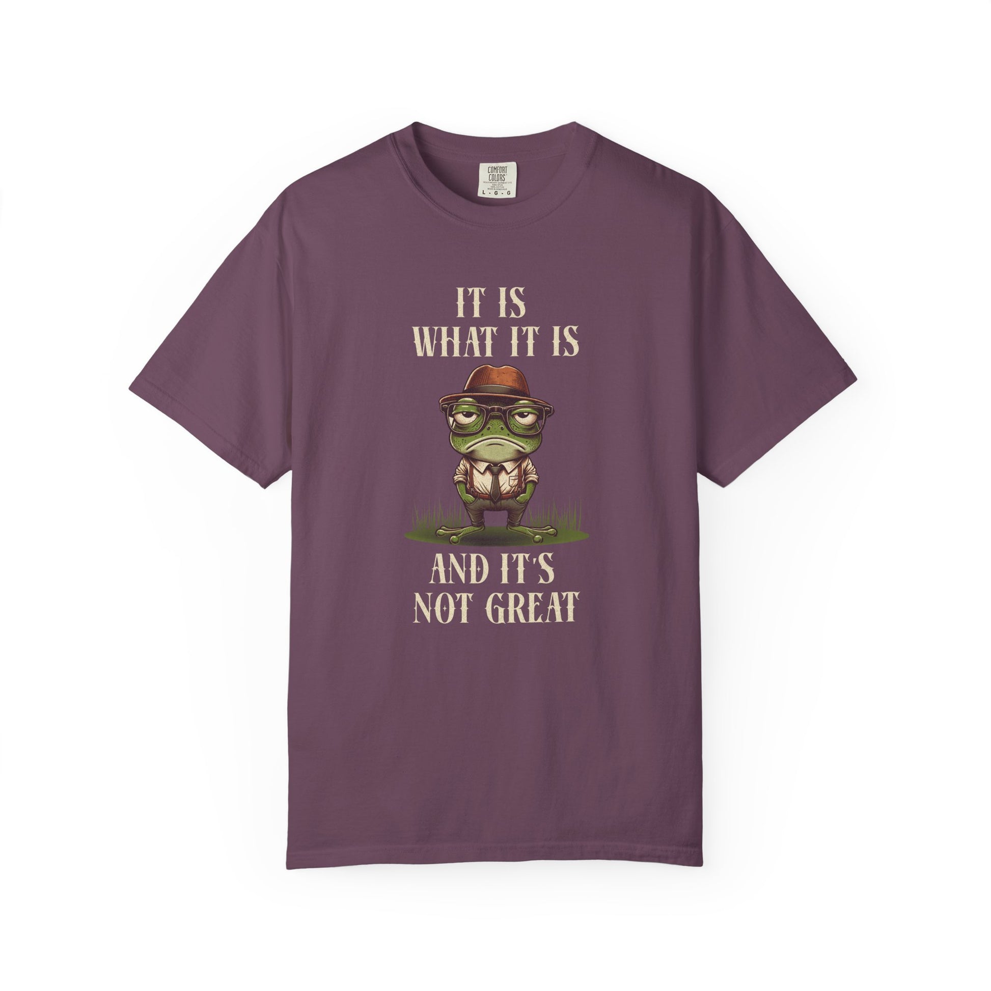 Funny Frog T-Shirt Retro Self Care Froggy Meme Shirt Vintage Frog And Toad Aesthetic Frog Lover Gift For Her Birthday Viral Trendy Shirt T-Shirt Printify Berry S