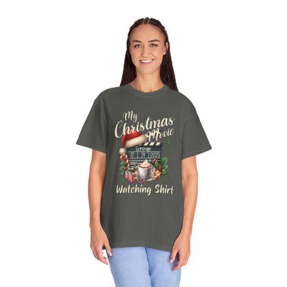Custom Christmas Movie Watching Shirt, Holiday Movie Sweatshirt, Funny Gift For Her, Festive Shirts, Family Group Shirts, Xmas Keepsake Gift