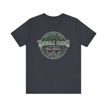 Christmas Tree Farm Shirt, Family Holiday Tradition Tree Cutting Shirt, Family Christmas Vacation Shirts, Christmas Tree Decorating Shirts T-Shirt Printify Heather Navy XS 