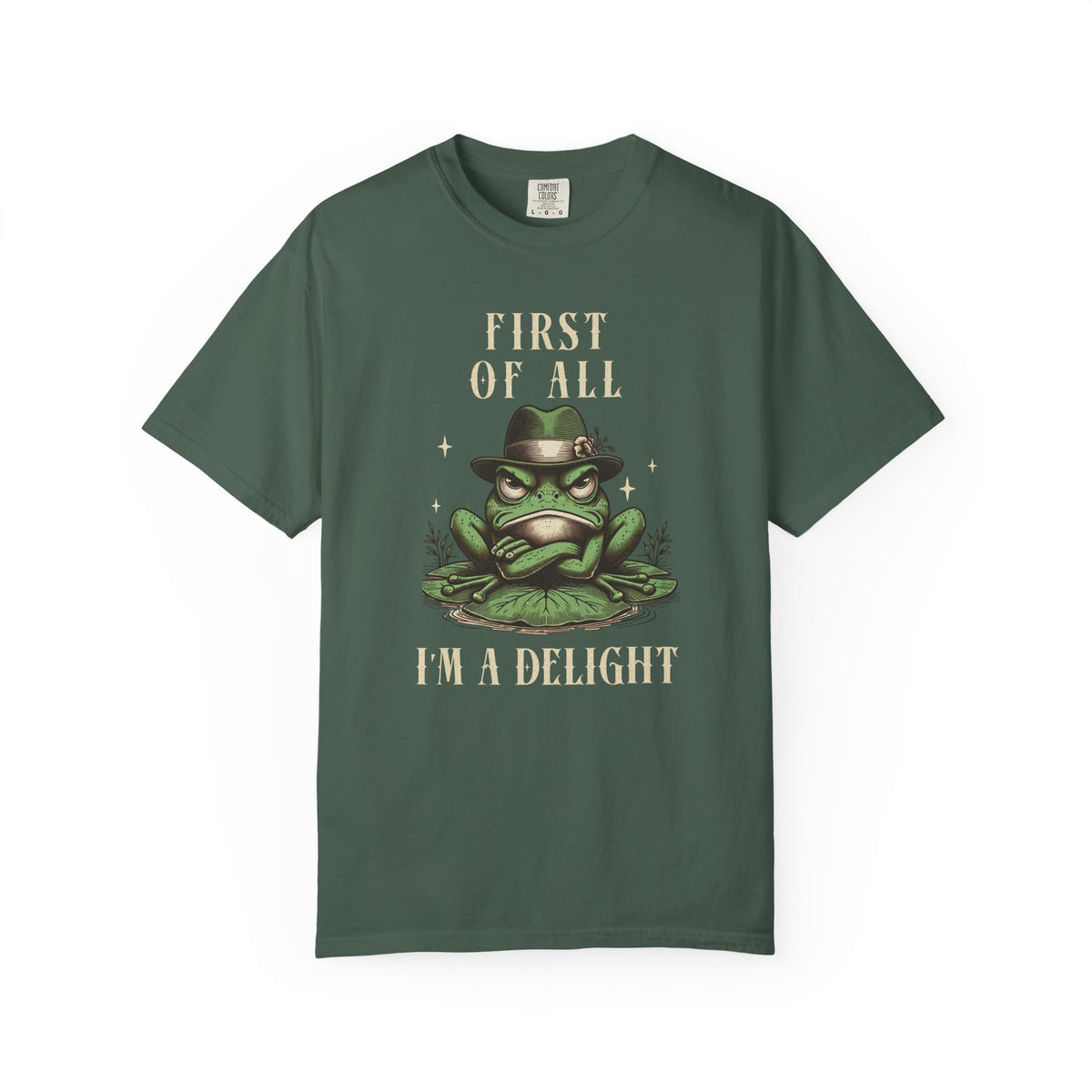 Funny Frog T-Shirt Retro Vibes Froggy Meme Shirt Vintage Frog And Toad Aesthetic Frog Lover Gift For Her Birthday Viral Trendy Shirt T-Shirt Printify Blue Spruce S