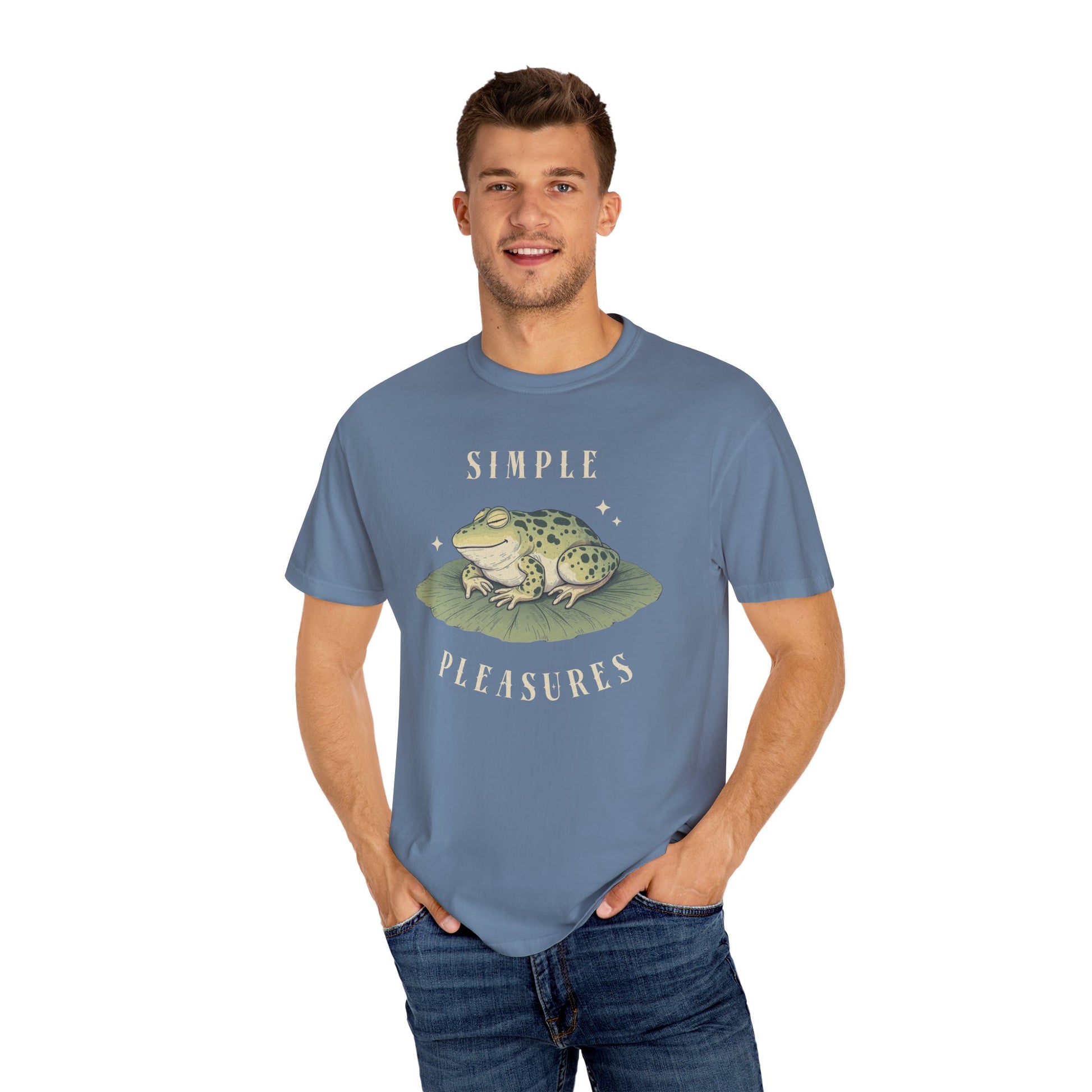 Funny Frog T-Shirt Retro Vibes Froggy Meme Shirt Vintage Frog And Toad Aesthetic Frog Lover Gift For Her Birthday Viral Trendy Shirt T-Shirt Printify