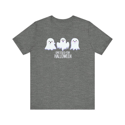 Halloween Cute Ghosts TShirt, Spooky Season Tee, Trick or Treating Shirt, Halloween Party T-Shirt, Funny Ghost Graphic T Shirt T-Shirt Printify Deep Heather XS 