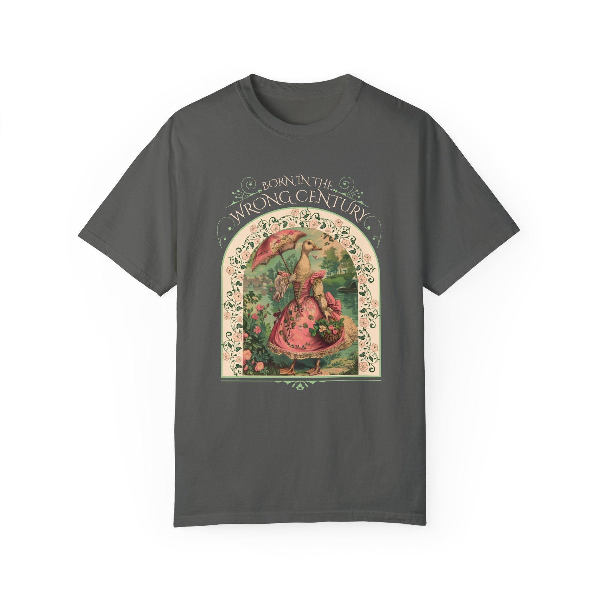 Historical Romance Reader TShirt Gift For Regency Victorian Period Goose Lover Shirt Regency Romance Book Gift For Her Vintage Goose Design T-Shirt Printify   