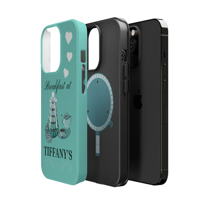 Breakfast at Tiffany's MagSafe Phone Case For Iphone Breakfast at Tiffanys Tough Phone Case Gift for Mom Audrey Hepburn Glamour I phone Case Phone Case Printify   