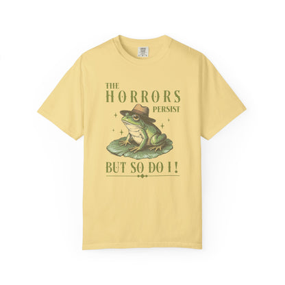 Funny Frog T-Shirt Retro Froggy Meme Shirt Vintage Frog And Toad Aesthetic Frog Lover Gift For Her Calm Vibes Birthday Viral Trendy Shirt T-Shirt Printify Butter S