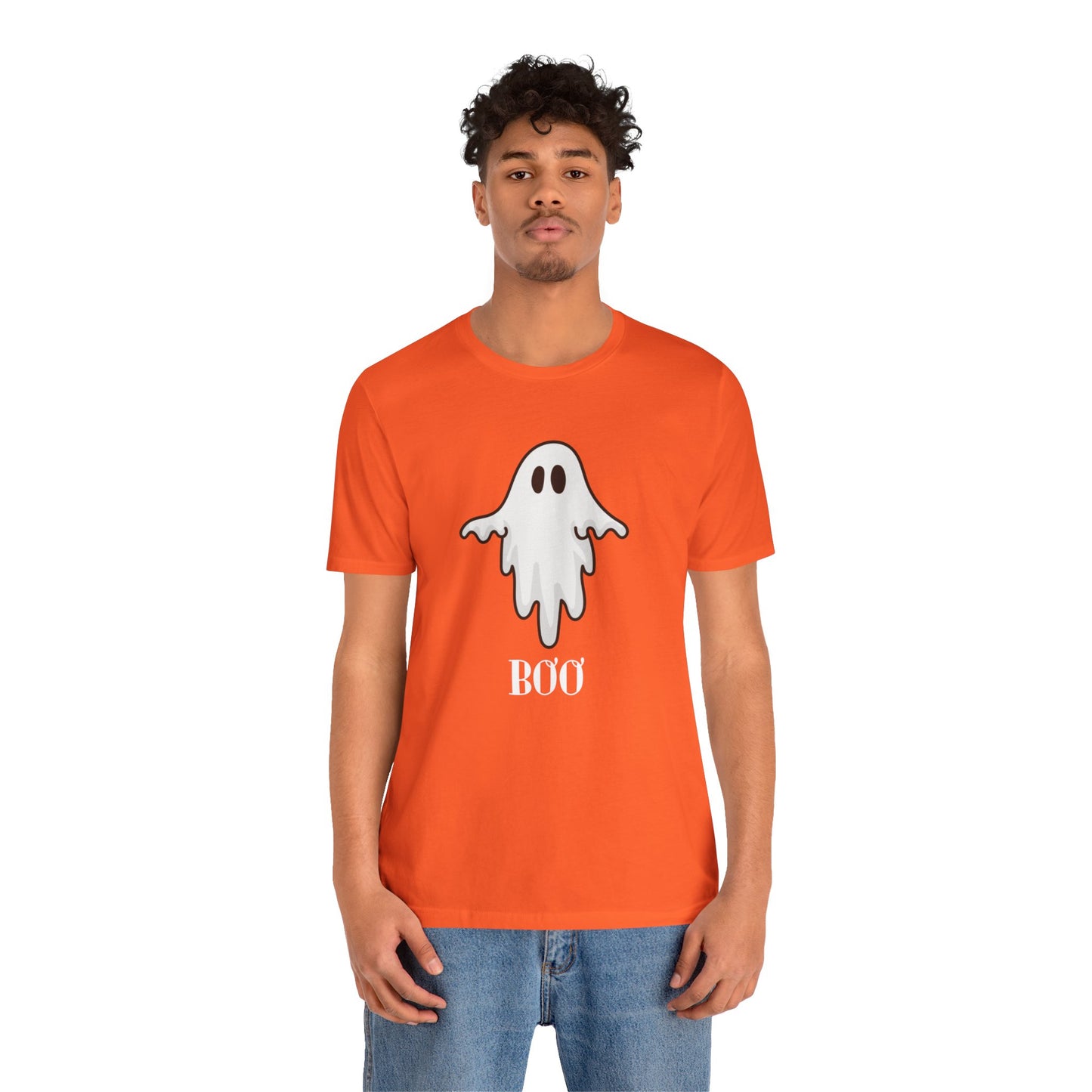 Halloween Ghost  TShirt,  Cute Ghost Shirt, Spooky Season Tee, Halloween Party T-Shirt, Autumn Style T Shirt, Trick or Treating Style, T-Shirt Printify   