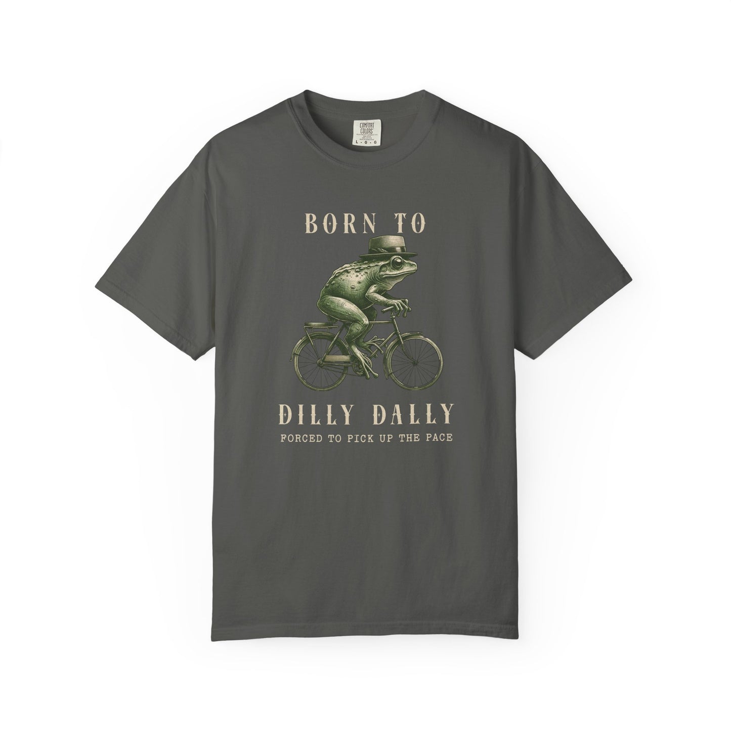 Dilly Dally Frog T-Shirt Retro Funny Froggy Meme Shirt Vintage Frog And Toad Aesthetic Frog Lover Gift For Her Birthday Viral Trendy Shirt T-Shirt Printify Pepper S