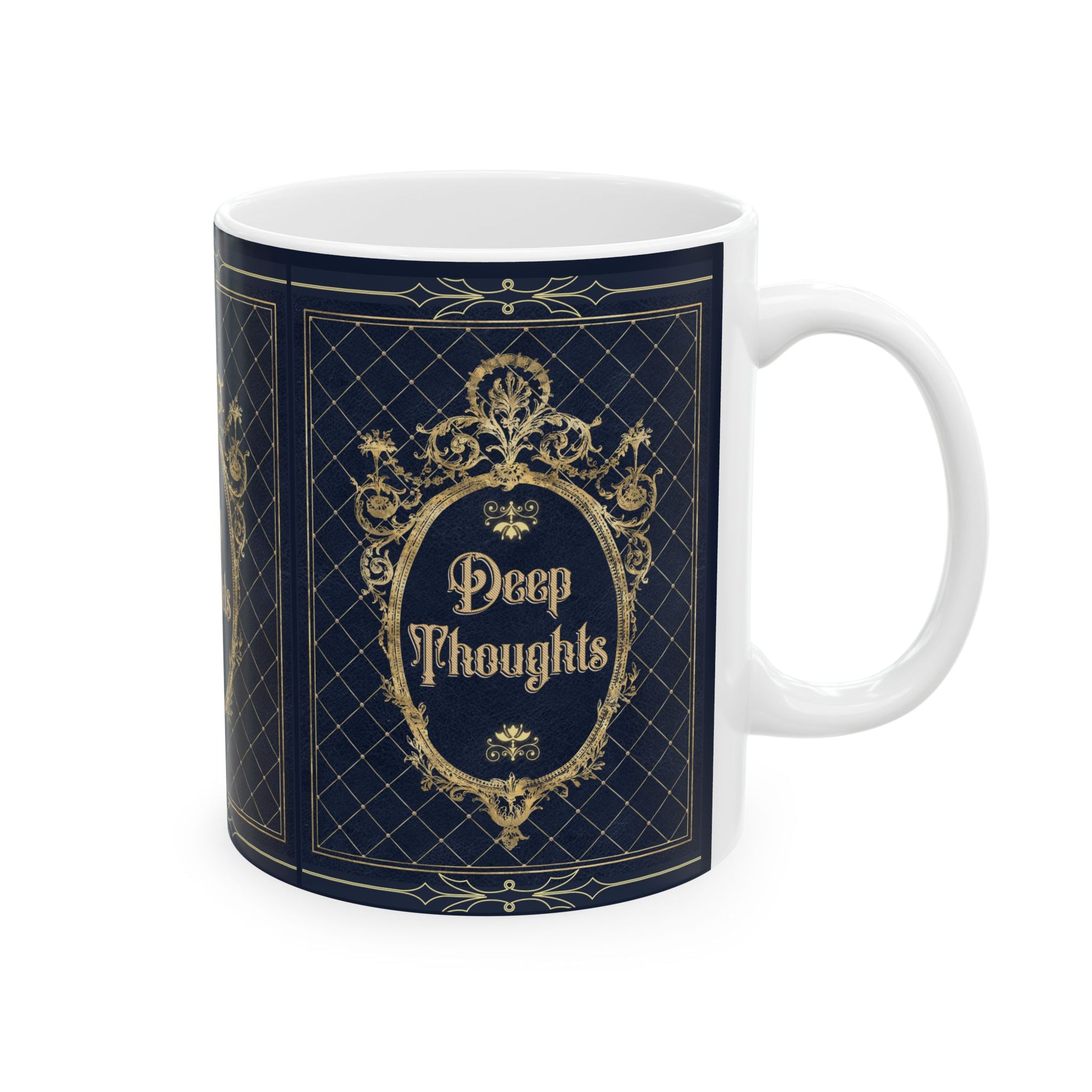Vintage Victorian Theme Coffee Mug Book Lover Gift For Bookclub Book Lover Literary Gift Light Academia Gift For Christmas Birthday Office Mug Printify   