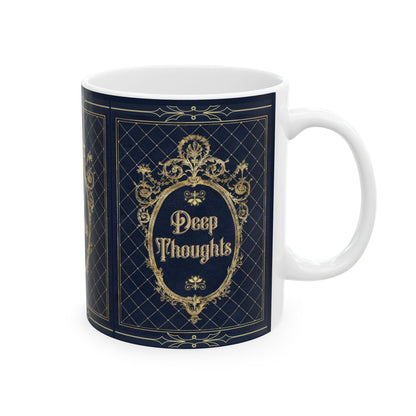 Vintage Victorian Theme Coffee Mug Book Lover Gift For Bookclub Book Lover Literary Gift Light Academia Gift For Christmas Birthday Office Mug Printify   