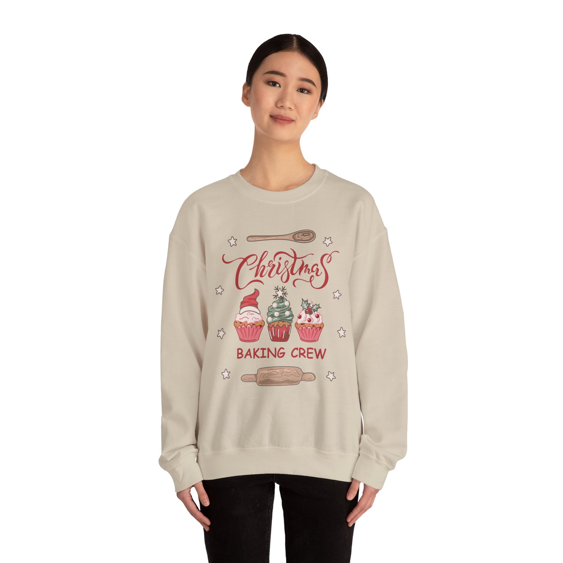 Christmas Baking Crew Sweatshirt, Family Christmas Baking Team Matching Sweater, Christmas Baking Christmas Shirts, Christmas Cookie Crew Sweatshirt Printify   