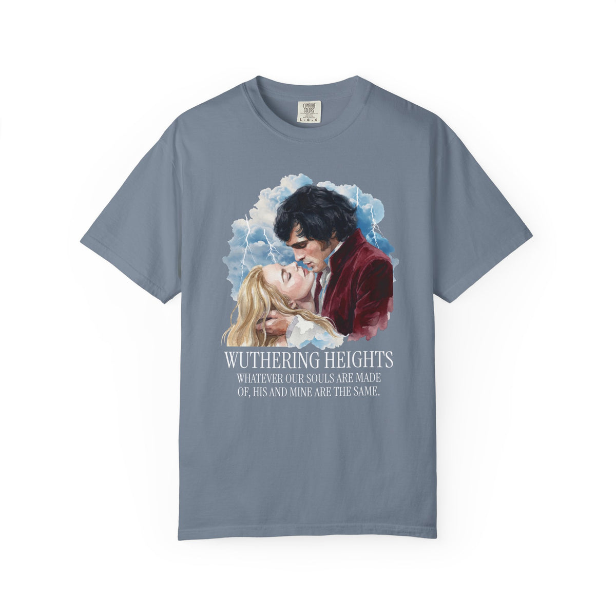 Wuthering Heights Romance Illustration T-shirt | Gothic Novel Quote Tee
