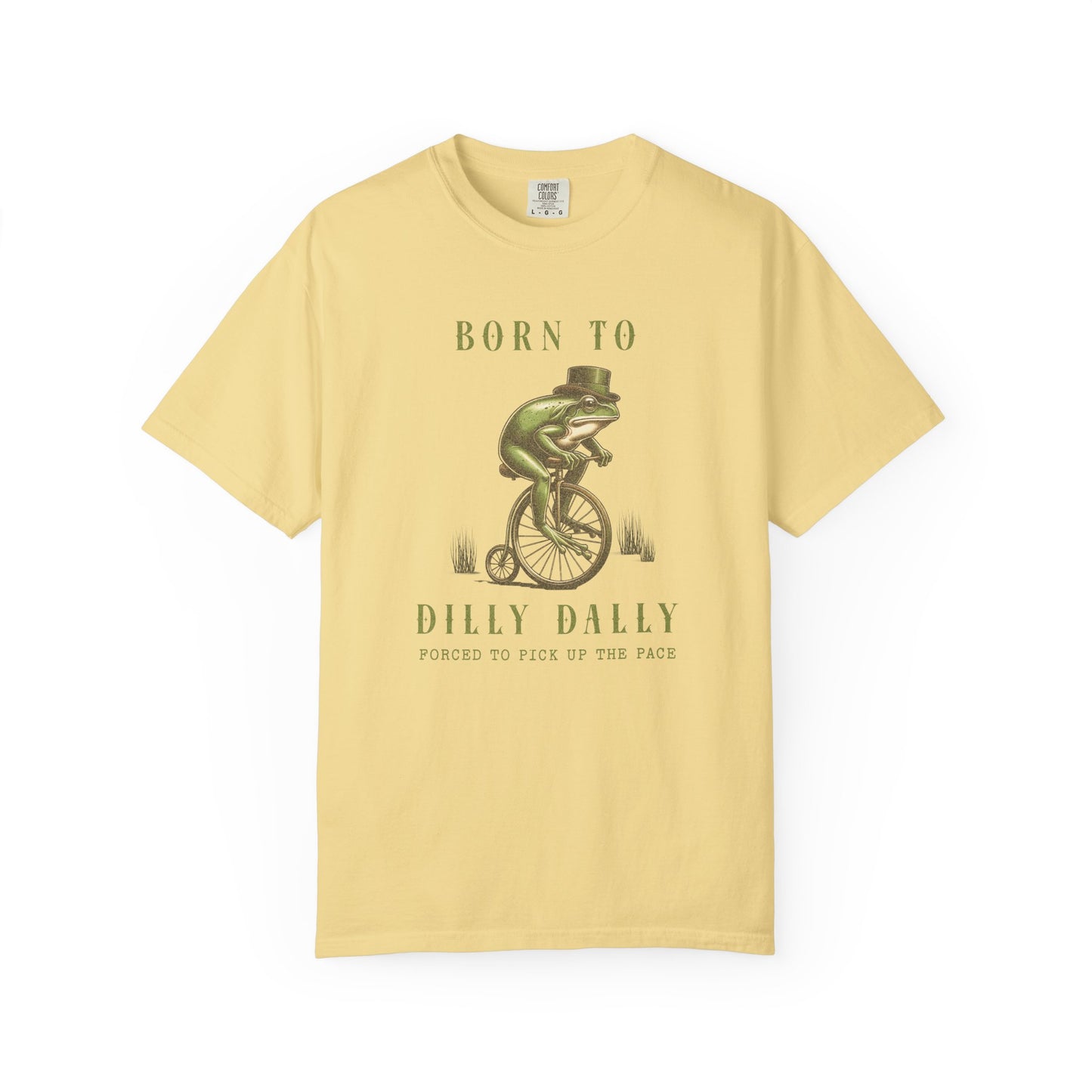 Dilly Dally Frog T-Shirt Retro Froggy Meme Shirt Vintage Frog And Toad Aesthetic Frog Lover Gift For Her Vibes Birthday Viral Trendy Shirt T-Shirt Printify Butter S