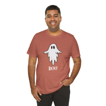 Halloween Ghost  TShirt,  Cute Ghost Shirt, Spooky Season Tee, Halloween Party T-Shirt, Autumn Style T Shirt, Trick or Treating Style, T-Shirt Printify   