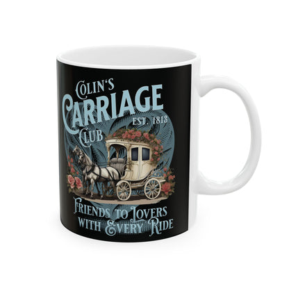 Colins Carriage Club Mug Regency England Ton Society Gift For Bridgerton Fan Historical Drama Penelope Romance Reader Gift Bookclub Gift Mug Printify   