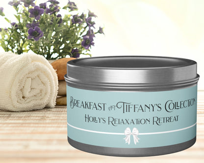 Breakfast At Tiffany's Candles Personalized Gift For Bridal Shower Birthday Party Wedding Soy Candle Favors Engagement Shower Hostess Gift Home Decor Printify   