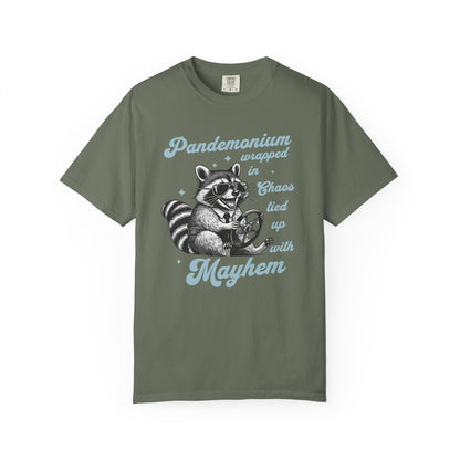 Retro Funny Sarcastic Racoon Lover T-Shirt Trash Panda Funny Animal Lover Shirt Unique Gift for Animal Lovers Viral Trendy Gift For Birthday T-Shirt Printify Moss S