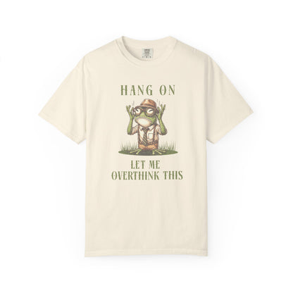 Funny Frog T-Shirt Retro Froggy Meme Shirt Vintage Frog And Toad Aesthetic Frog Lover Gift For Her Overthinking Birthday Viral Trendy Shirt T-Shirt Printify Ivory S