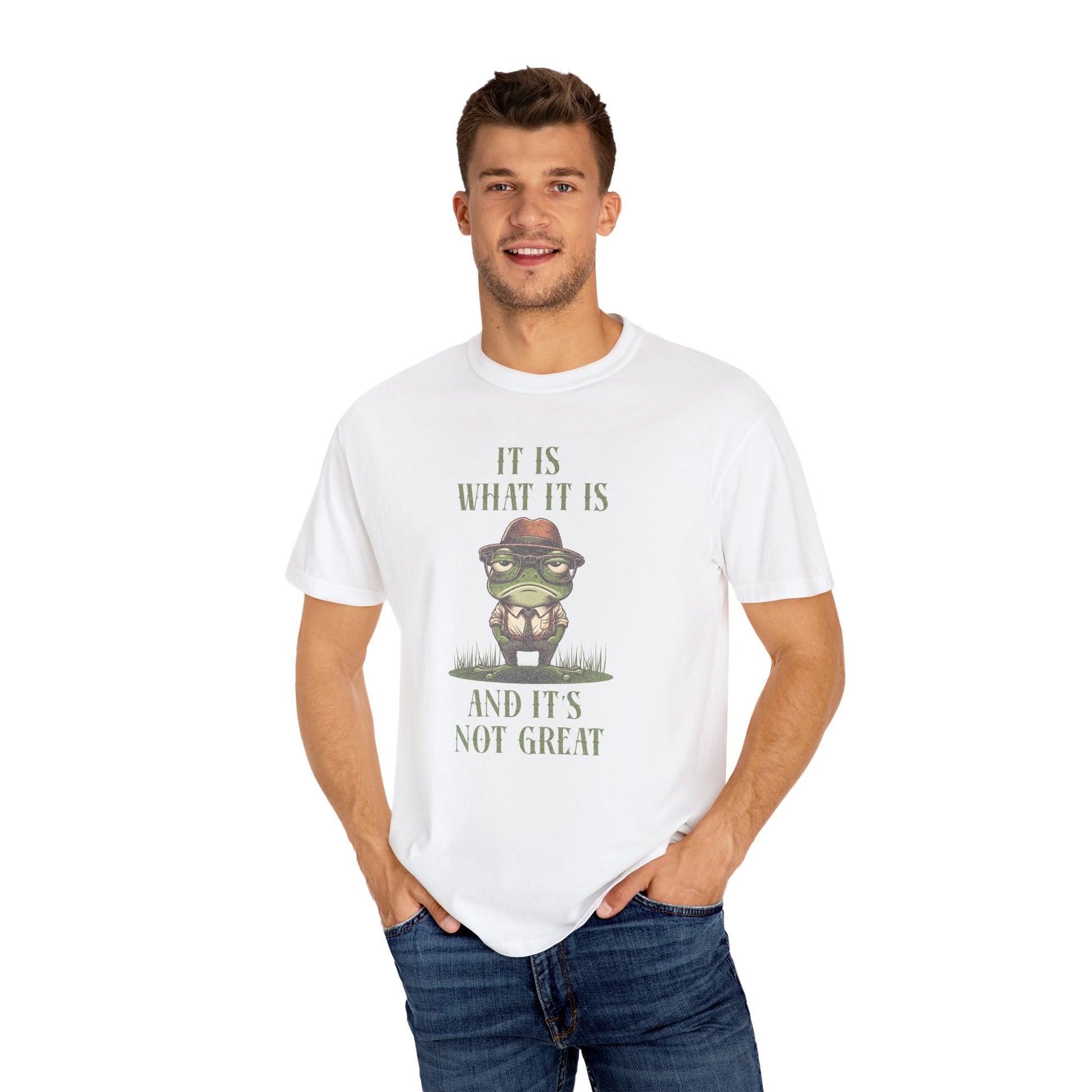 Funny Frog T-Shirt Retro Froggy Meme Shirt Vintage Frog And Toad Aesthetic Frog Lover Gift For Her Calm Vibes Birthday Viral Trendy Shirt T-Shirt Printify