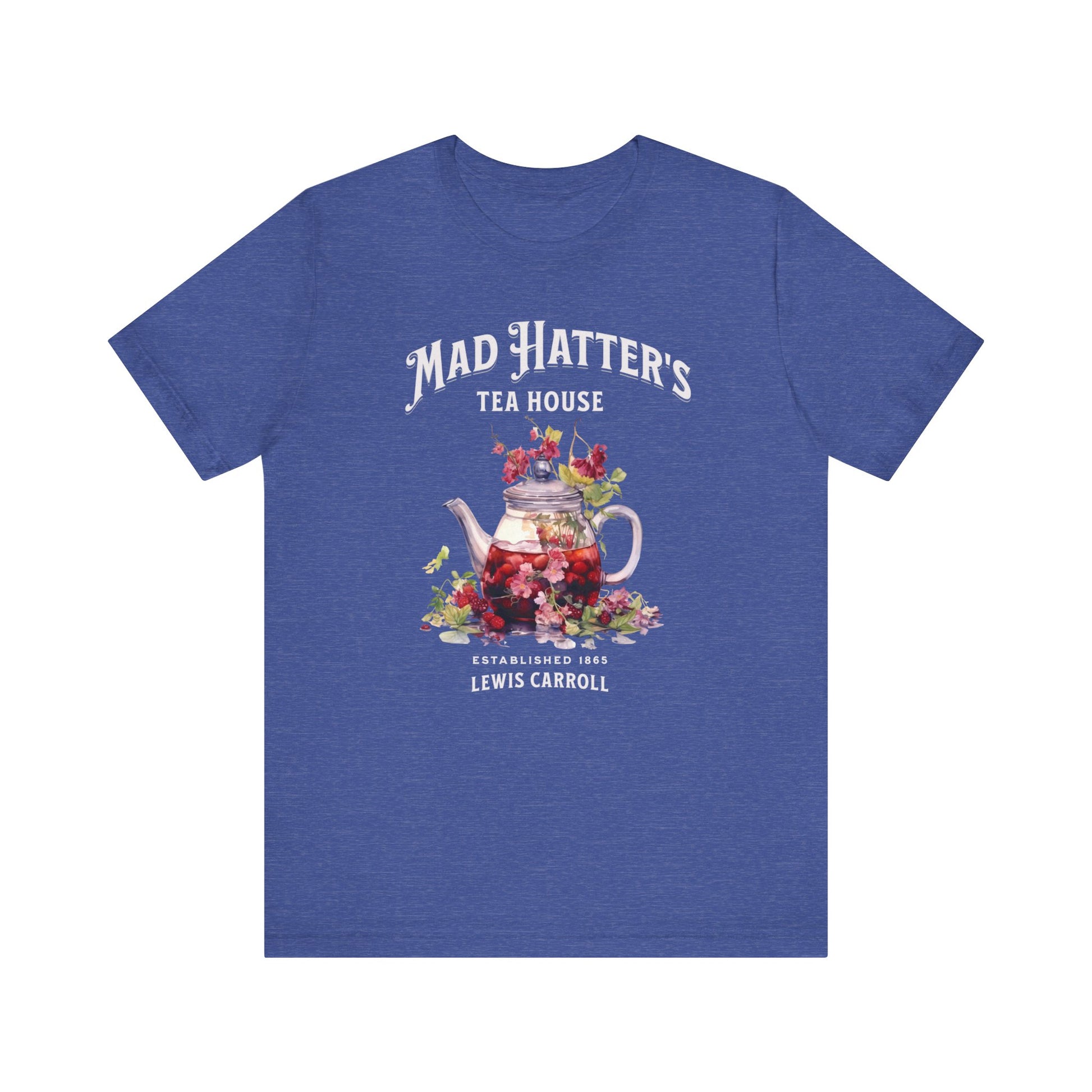 3001 Unisex Jersey Short Sleeve Tee Alice in Wonderland T-Shirt Printify Heather True Royal S 