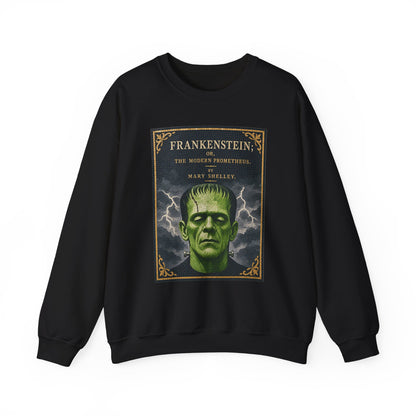 Frankenstein Monster Graphic Sweatshirt, Bistro Tile Vintage Sweater, 90s Style Halloween Shirt or Sweatshirt, Movie Cult Classic Film