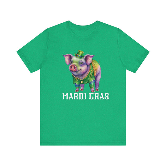 Mardi Gras Party Tshirt Carnival Gift New Orleans Festival Nola Shirt Mardi Gras Squad Mardi Gras Parade Shirt Fat Tuesday Tee Girls T-Shirt Printify Heather Kelly S 