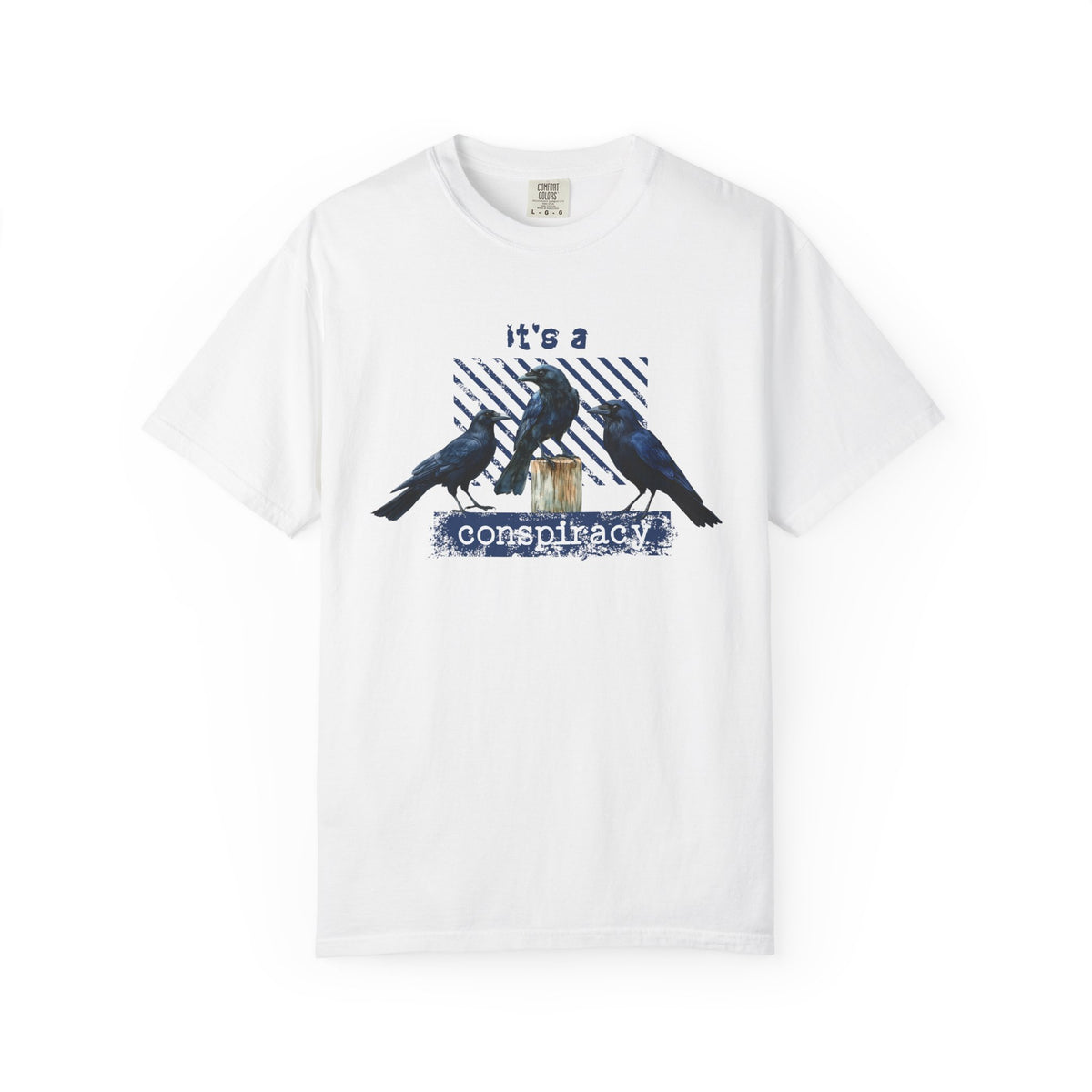 It's a Conspiracy Raven Trio T-Shirt | Crow Graphic Tee