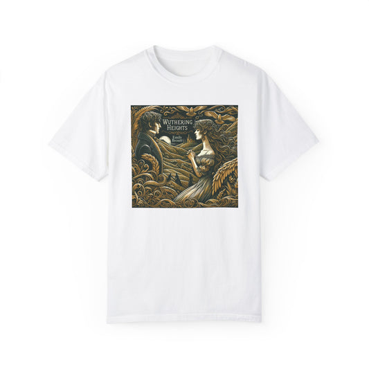 Wuthering Heights T-Shirt Emily Brontë Romantasy Literarure Shirt Bookish Academia Gift For Her Birthday Heathcliffe Bookclub Booknerd Tee T-Shirt Printify White S