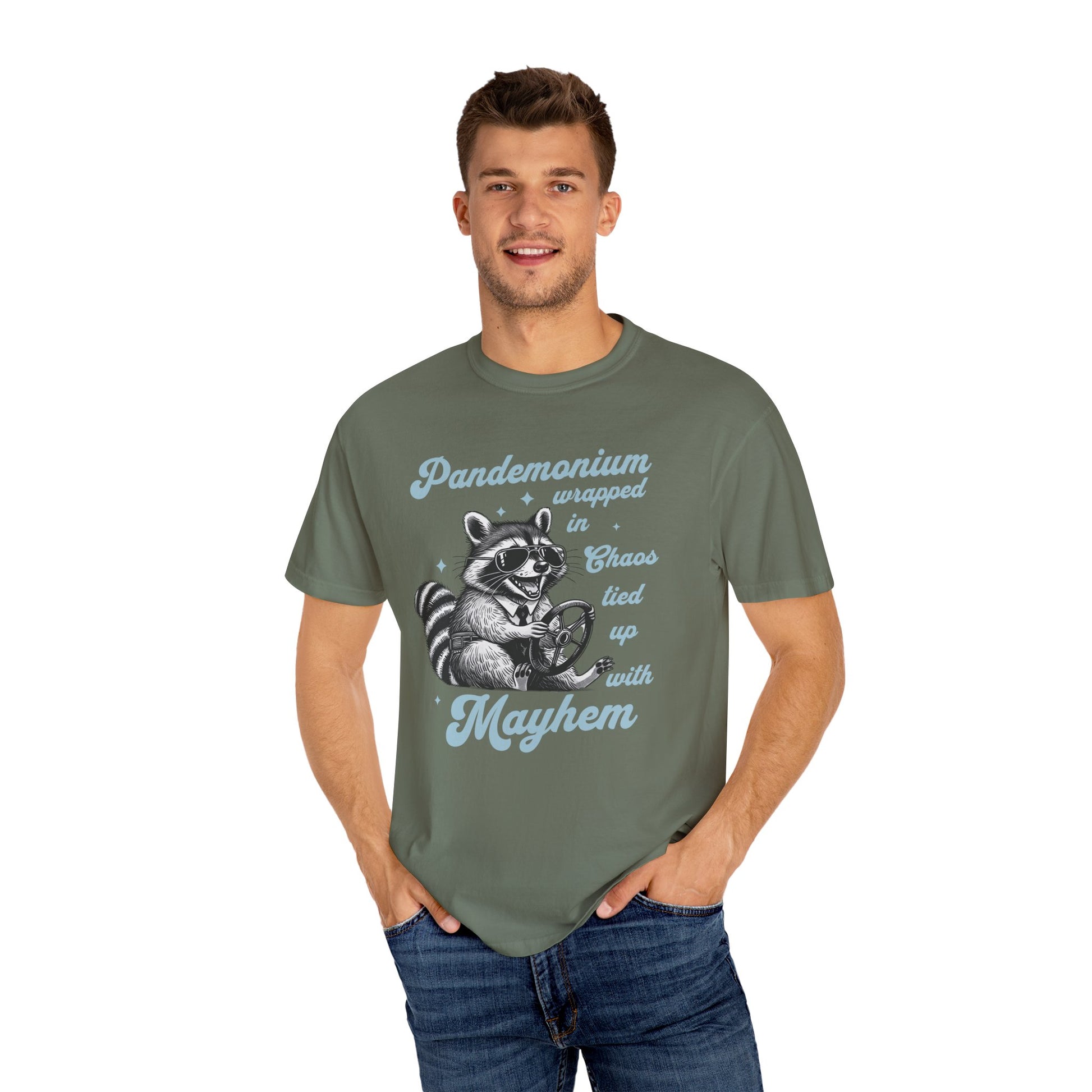 Retro Funny Sarcastic Racoon Lover T-Shirt Trash Panda Funny Animal Lover Shirt Unique Gift for Animal Lovers Viral Trendy Gift For Birthday T-Shirt Printify