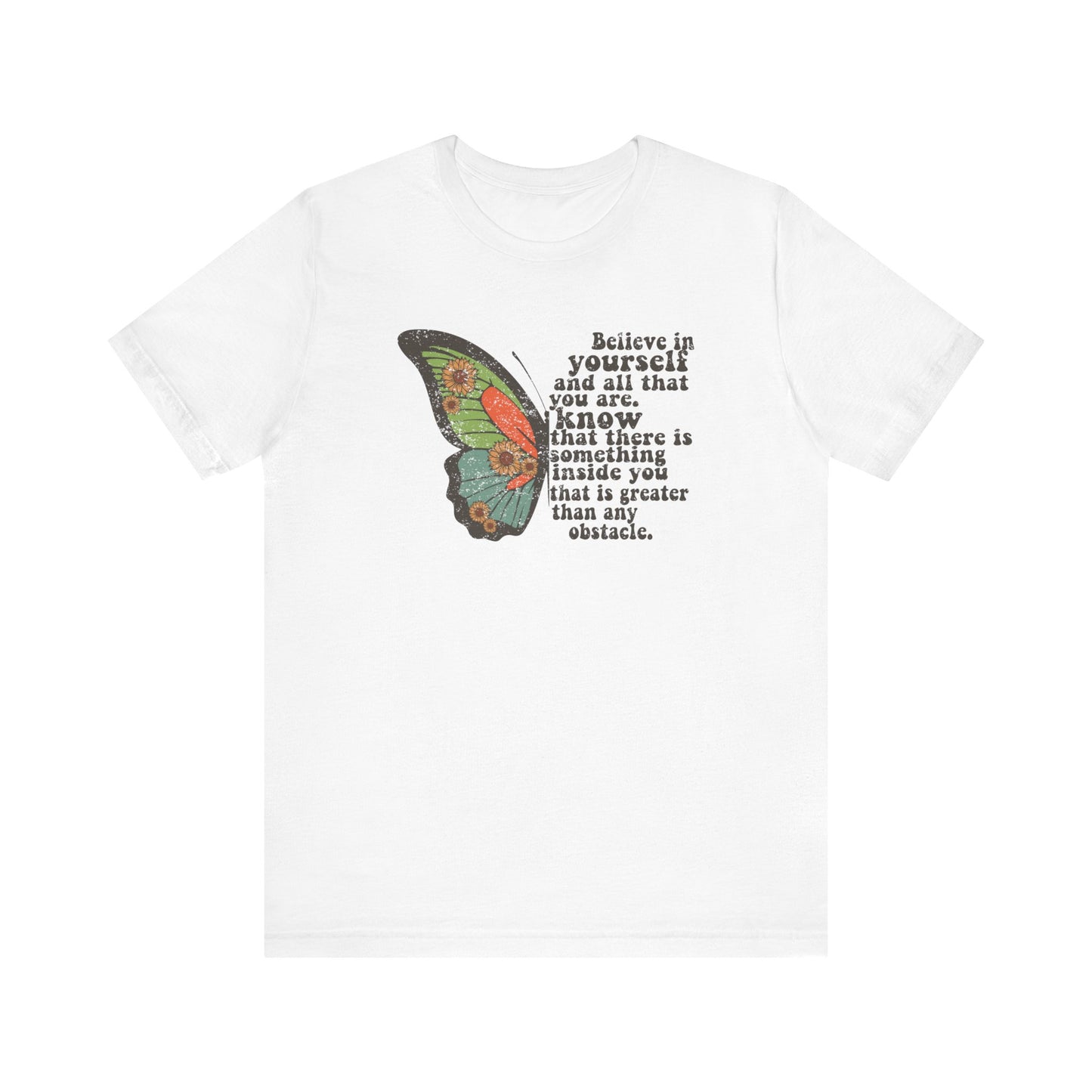 Love Yourself, Inspirational Quotes, Mental Health Awareness, You Matter T-shirt, Self Healing, Positive Vibes, Female Power, You Are Worthy T-Shirt Printify White XS 